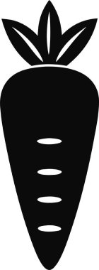 Havuç, katı ikon, sebze ve diyet. Bu düzenlenebilir ve basılabilir bir vektör. Katı bir ikon sebze ve diyet. Bu düzenlenebilir ve yazdırılabilir bir vektör eps dosyası.