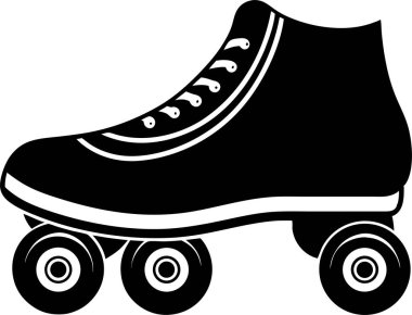 Beyaz arkaplanda patenler. Bu düzenlenebilir ve yazdırılabilir bir vektör eps dosyası.