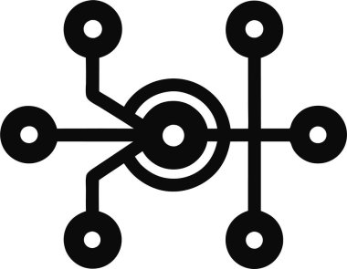  İzole edilmiş üzerine simge düz vektör grafiği bağla