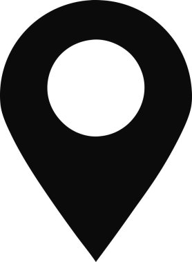 Web için haritalama imleci simgesi. Bu düzenlenebilir ve yazdırılabilir bir vektör eps dosyasıdır.