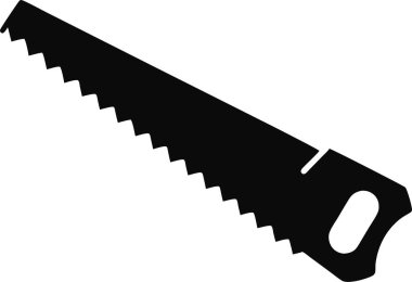  saw simgesi. Bu düzenlenebilir ve yazdırılabilir bir vektör eps dosyası.