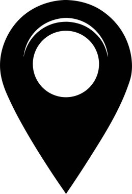  konum pin simgesi navigasyon ve haritaları. Bu düzenlenebilir ve yazdırılabilir vektör eps dosyası.