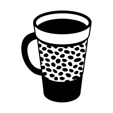 kahve fincanı-doodle-style-transparan-vektör