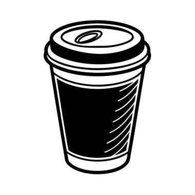 kahve fincanı-doodle-style-transparan-vektör