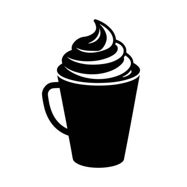  Kremalı kahve fincanı şeffaf vektör.