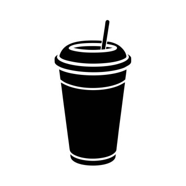 minimalist-kahve-bardak-şeffaf-vektör