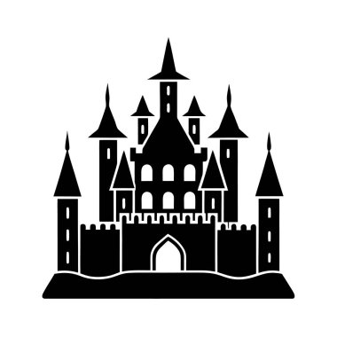  kale ikonu-vektör-illüstrasyon-sonrası