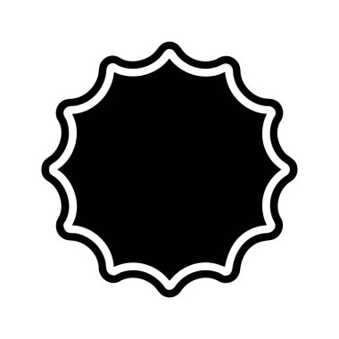 karikatür stili çerçeve simgesi - beyaz üzerine-beyaz-ba içerir