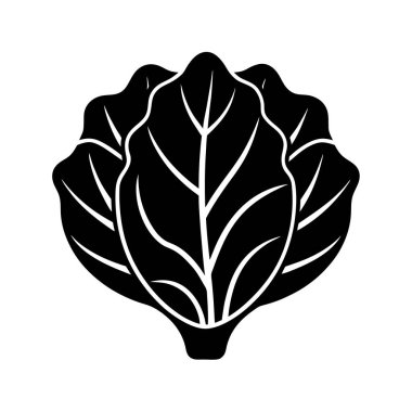  karalahana-yeşil- doldurulmuş dış hat-simge-vektörü