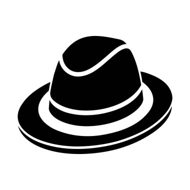  çizgi film stili şapka simgesi-beyaz-arka-arkaya-sonra-içerir