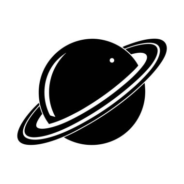 karikatür stili-satürn-gezegen ikonu-sonrasında