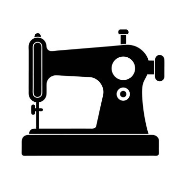 karikatür stili dikiş makinesi simgesi içerir