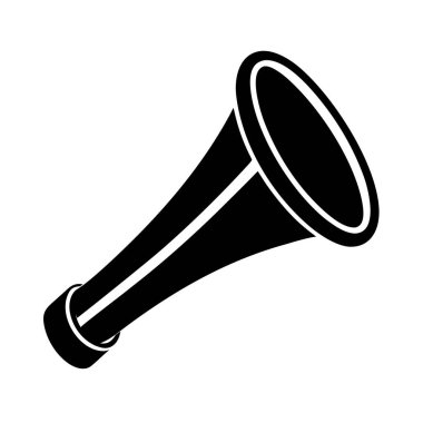  Renkli-vuvuzela-simge-sonra-beyaz-sırt içerir