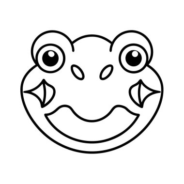 Detaylı-kurbağa-baş-mandala-tasarım-renklendirme sayfası