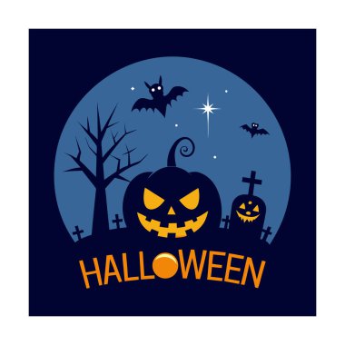 scary-halloween-poster-with-pumpkins--graveyard-