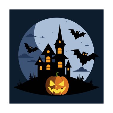 spooky-halloween-poster-with-glowing-pumpkin