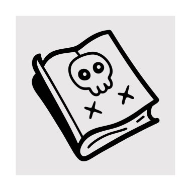 witch-s-spell-book-with-skull-and-crossbones-decor