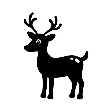 Sevimli, Noel Geyiği, kırmızı burunlu ve Noel Baba