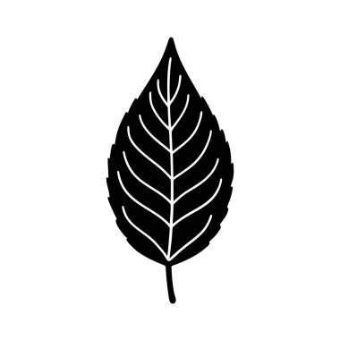 El çizimi-yaprak-ikon-skeç-sonrası