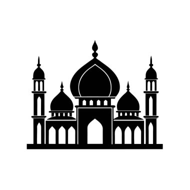 Elle çizilmiş cami simgesi-çizim-sonrası