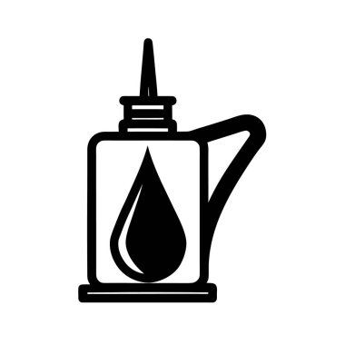 El yapımı yağlayıcı ikon çizimi içerir