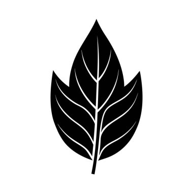 Yaprak simgesi-vektör illüstrasyonu- dahil