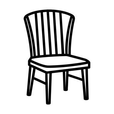 çizilmiş-ahşap-sandalye-simge-vektör içerir