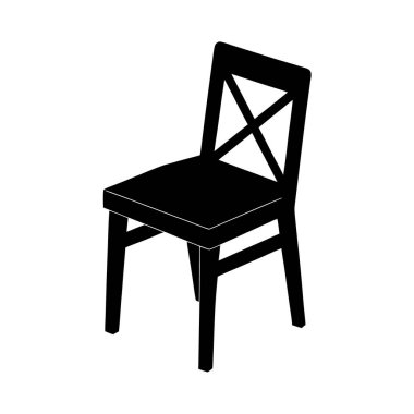  Basit-yemek-sandalye-ikonu-üstüne-beyaz içerir