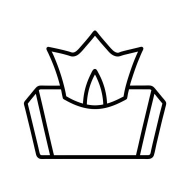  simple-tissue-paper-icon-include-after-on-white-