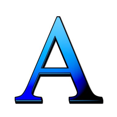 Harf simgesi dizayn şablon elementleri kümesi