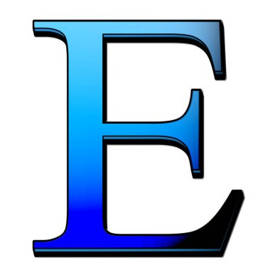 Harf simgesi dizayn şablon elementleri kümesi