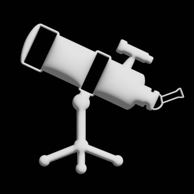 uzay keşfi 3 boyutlu simgeler, uzay aracı ekipmanları