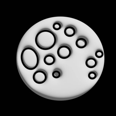 uzay keşfi 3 boyutlu simgeler, uzay aracı ekipmanları