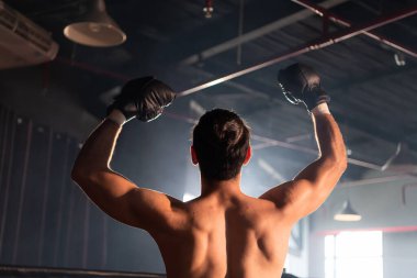Kazanan ne zaman yüksek sesle bağırmalı ve tatmin olmalı, Muay Thai, Tayland dövüş sanatları.
