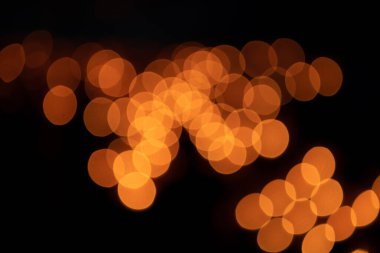 Bulanık altın bokeh hafif ılık ton arka plan konsepti