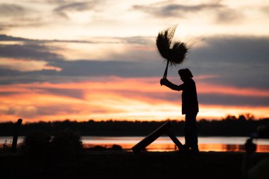 Rural life of more than 70% of Thai farmers is involved in rice farming. these farming families have been living for a long time from the past to the present and will pass it on to the next generation. clipart