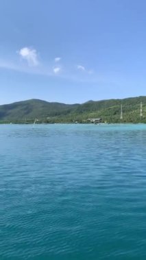 Güzel deniz manzarası. doğa arkaplanı