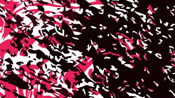 Soyut Pembe Siyah Beyaz Kamuflaj Şablonu
