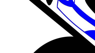 Soyut Mavi Siyah Beyaz Arkaplan