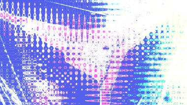 Buhar Dalgası Arızası Soyut Desen Arkaplanı