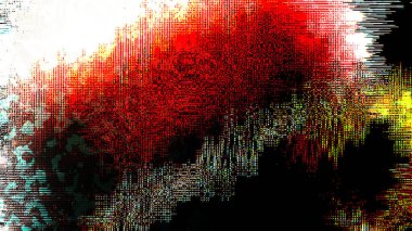 Grunge Arızası Soyut Dijital Arkaplan