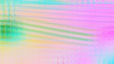 Soyut Renkli Mozaik Arkaplan. Çok sayıda küçük, pastel ve parlak renkli şekle sahip canlı ve desenli bir resim lekeli bir cam efekti yaratıyor. Web sitesi afişleri, sunumlar ve tasarım projeleri için ideal.