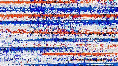 Soyut Mozaik Döşeme Çizgili Desen