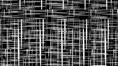 Karmaşık Soyut Tek Renkli Çizgiler