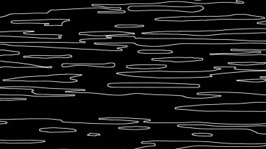 Soyut, yatay çizgiler ve siyah arka planda beyazlar içinde organik şekiller barındıran, temiz ve modern bir tasarım yaratan yüksek karşıtlık minimalist bir arka plan..