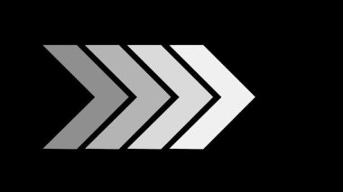 Ok simgesi animasyonu, oklar soldan sağa animasyon konsepti, ok döngüsü animasyonu sol yön animasyonu, ok yükleme simge canlandırması