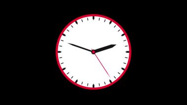 Soyut güzel duvar saati animasyon arkaplanı, Saat arkaplan animasyonu, dijital saat animasyon arkaplan kavramı
