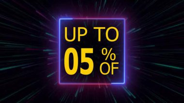 Yüzde 5 'e kadar indirimli indirimli, neon hattı sınırlı neon çizgileri yakınlaştırmalı yüzde 5 indirimli teklif yüzde 5 indirimli fiyat etiketli, yüzde 5 indirimli, yüzde 5 indirimli.