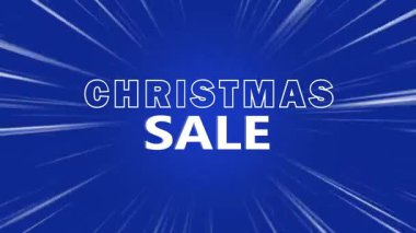 Noel indirimi tanıtım animasyonu zum hattı arka planında, animasyon tanıtımı Noel indirimi etkinliği, Noel indirimi metni animasyonu, satış etkinlikleri