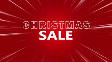 Noel indirimi tanıtım animasyonu zum hattı arka planında, animasyon tanıtımı Noel indirimi etkinliği, Noel indirimi metni animasyonu, satış etkinlikleri